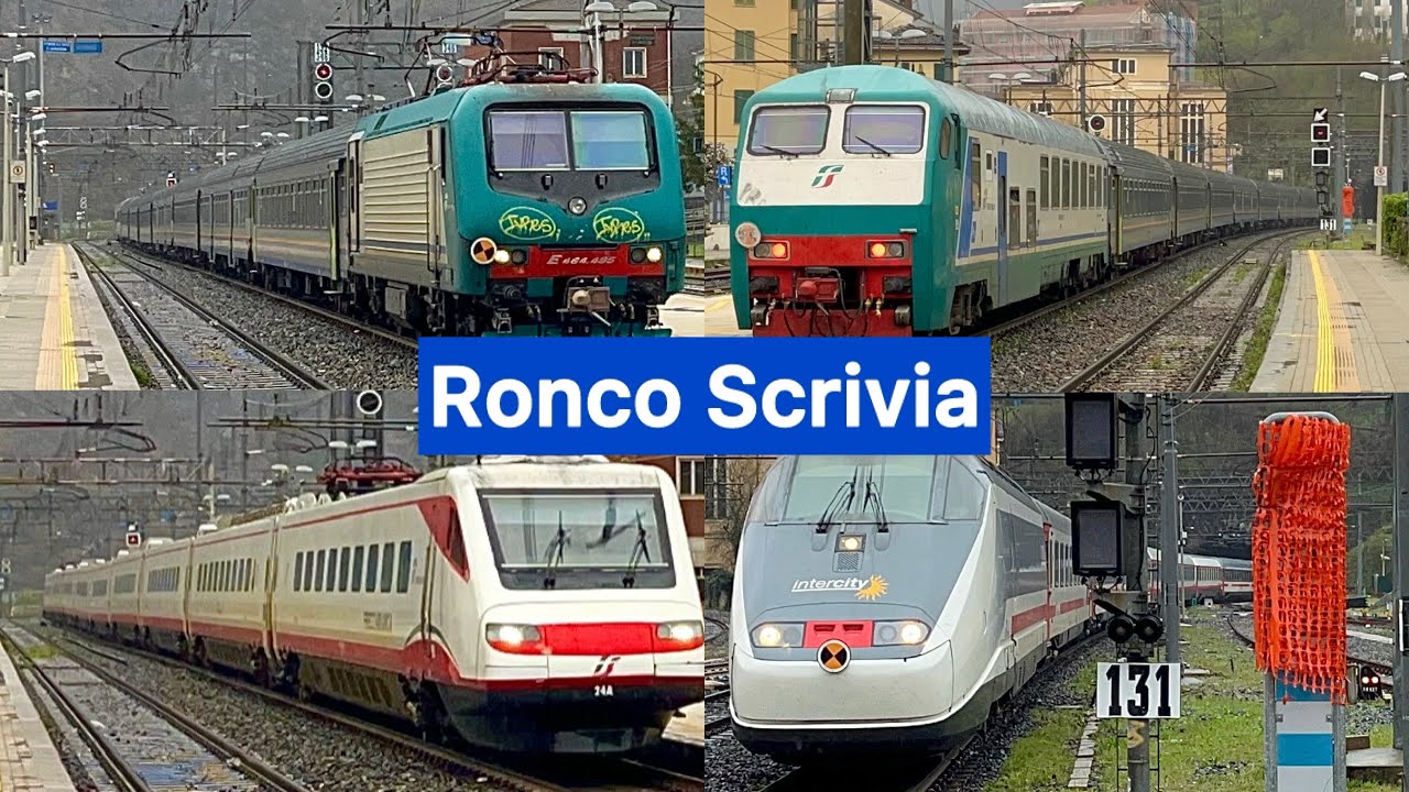 Treni Alla Stazione Di Ronco Scrivia ( Arrivi - Partenze - In Transito )