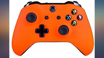 Xbox One Wireless Controller for Microsoft Xbox One - Soft Touch Orange X1 - Added Grip fo