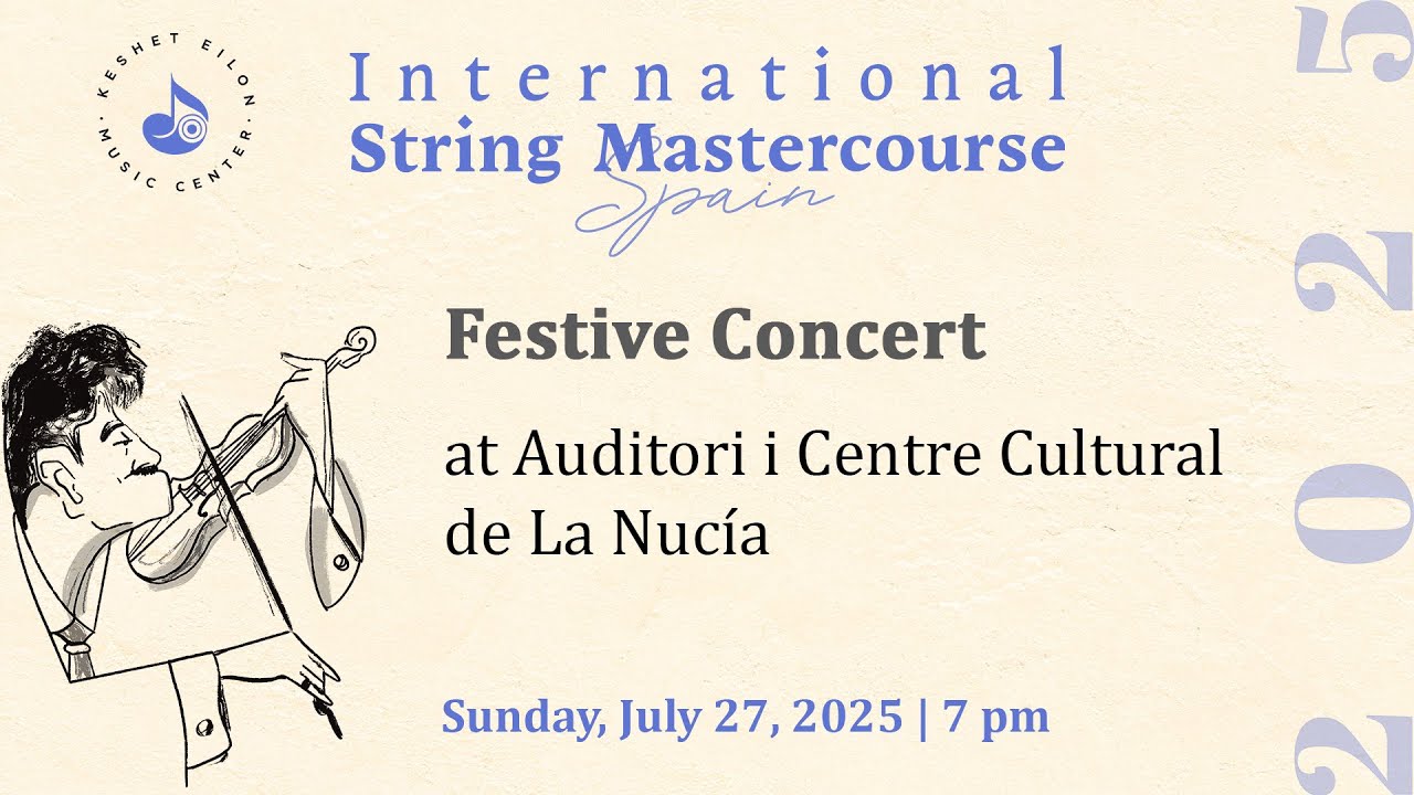 Keshet Eilon Festive Concert at Auditori i Centre Cultural de La Nucía