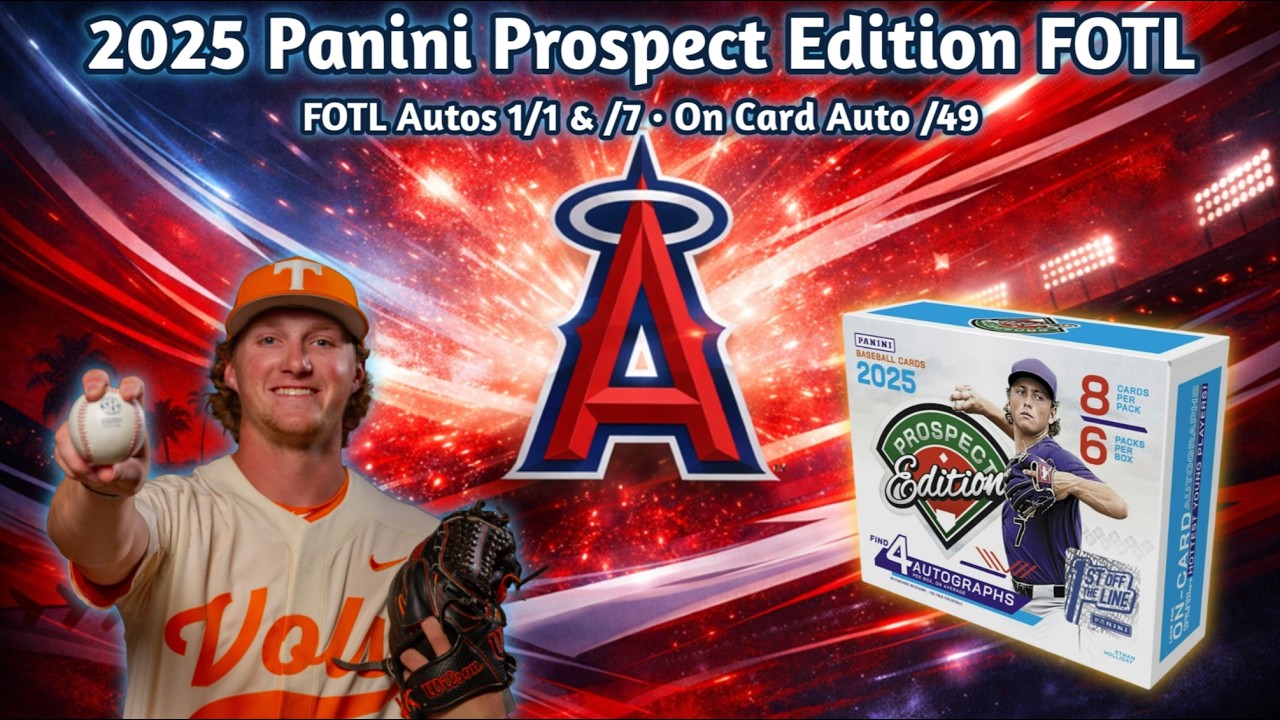 🔥1/1 PANDORA AUTO!🔥 2025 Panini Prospect Edition FOTL Box #2 — FOTL Auto /7 + On-Card Auto /49!