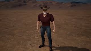 Character Modeling Final - Wizard Gunslinger | UE Rendered Animation