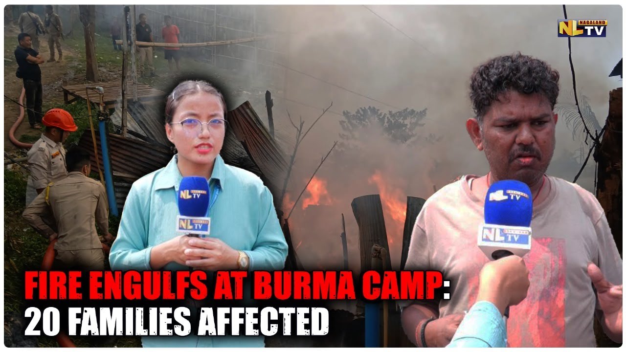 FIRE ENGULFS AT BURMA CAMP: 20 FAMILIES AFFECTED - YouTube