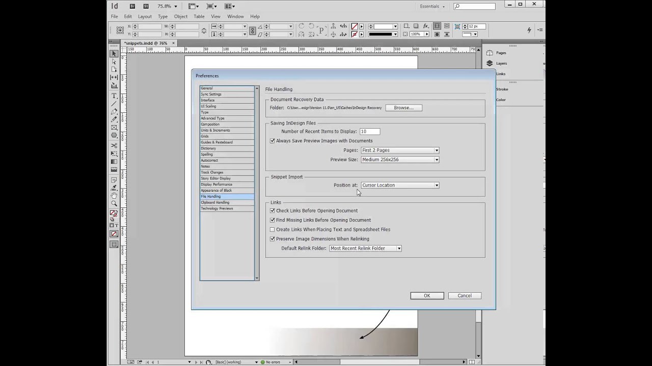 InDesign: Creating Snippets - YouTube