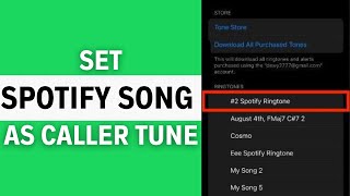 How To Set Caller Tune Through Spotify [Full Guide] screenshot 1