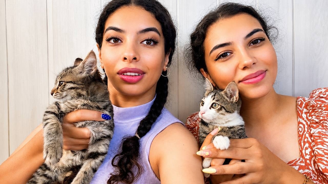 🐱 My Sister and I Spent the Day With 2 Cats… You Won’t Believe What Happened ! 😱 ❤️