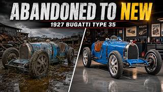 Sports Performance 1927 Bugatti Type 35 Restoration | Abandoned to New Full ASMR Rebuild