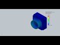 SolidWorks Frequency Study of a camera. First Mode Shape