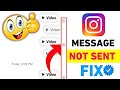 how to fix instagram message not sending