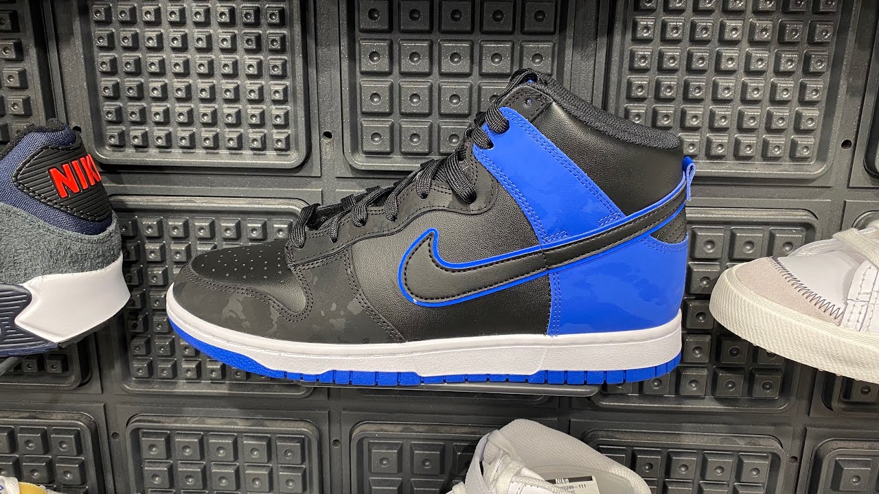 Nike Dunk High SE “Camo Black Royal” - Style Code: DD3359-001