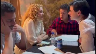 Ana Garcés y Arturo Sancho Garnica uno de los últimos ensayos juntos #LaPromesa
