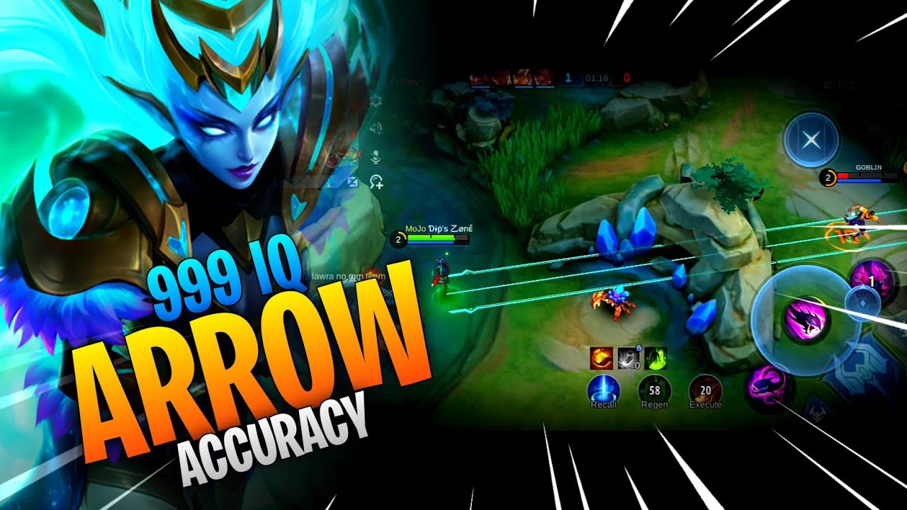 SELENA 999 IQ ARROW ACCURACY TRICK | TOP GLOBAL SELENA PLAYS | MLBB