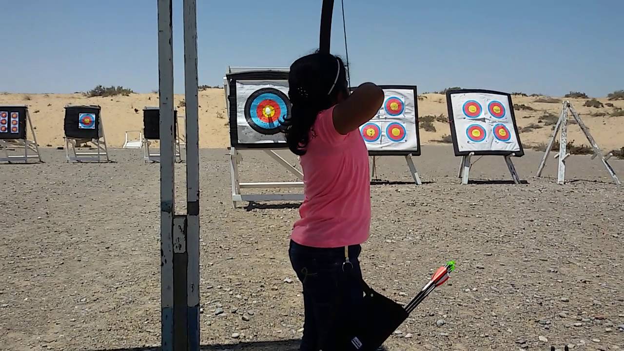 Little One Shooting First Time In Dubai Archers. YouTube