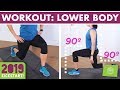 20 Minute Lower Body Burn Home Workout - No Equipment Legs, Booty & Abs! #kickstart2019