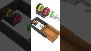 Push switch #mechanism #machine #simulation #3dprinting #solidworks