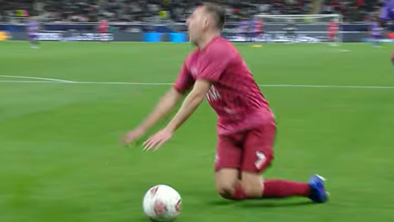 Football icon, 42, slammed for having ‘no shame’ with outrageous dive in Match for Hope 2026 charity
