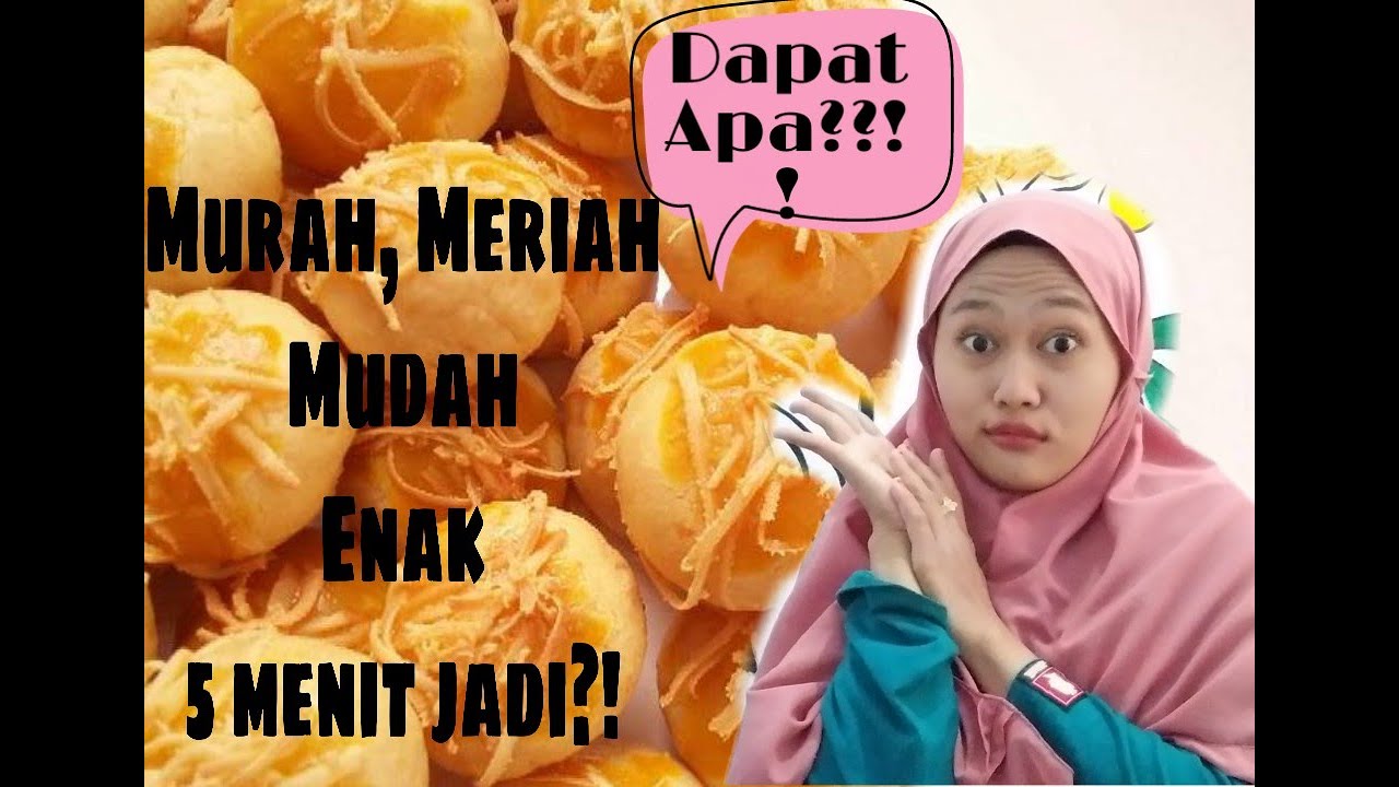 Membuat Jajanan  Kue Lebaran Modal  Rp 5000  Mudah Murah 