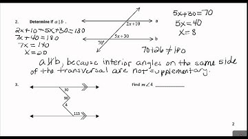 5.3 Congruent Angles Associated with Parallel Lines II
