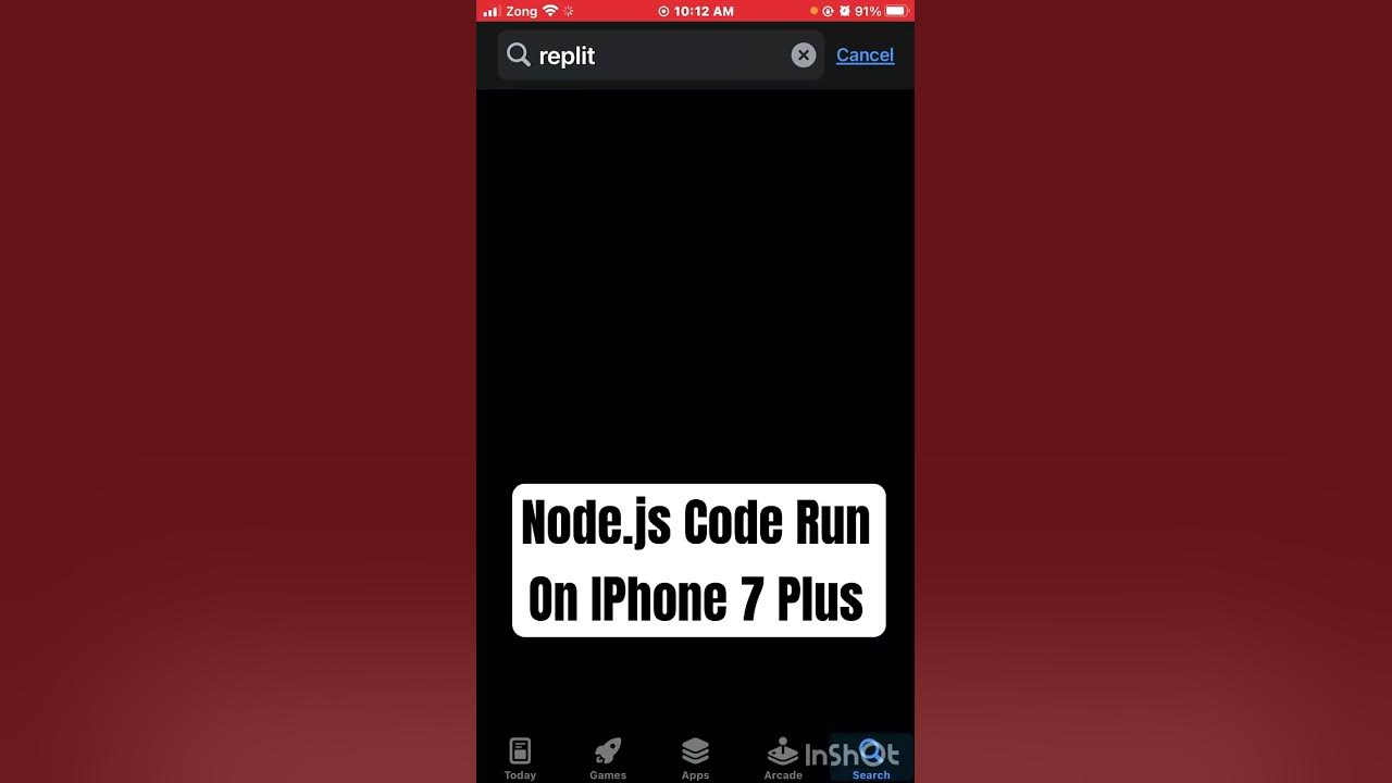 Node.js Code Run On Iphone 7 #software #webscraping #technology # ...