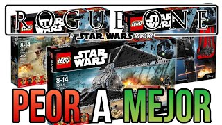 Lego Star Wars Rogue One sets del peor Al mejor | (en mi opinion)