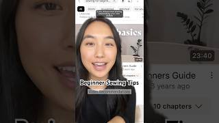 Beginner Sewing | YouTube Channels & Resources #beginnersewing #sewingtips #diyfashion #sewing