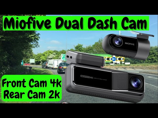 Dash Cam Front and Rear 4K Built-in 5GHz WiFi, Dual Dash Cam Front 4K/2K