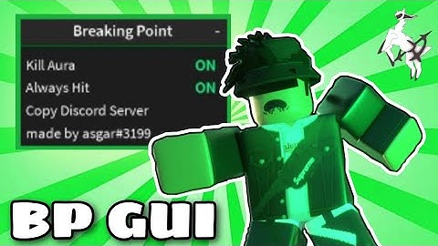 BREAKING POINT GUI SCRIPT | KILL AURA & AIMBOT ARCEUS X