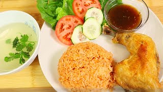 Crispy Chicken Rice (Cơm Gà Xối Mỡ)