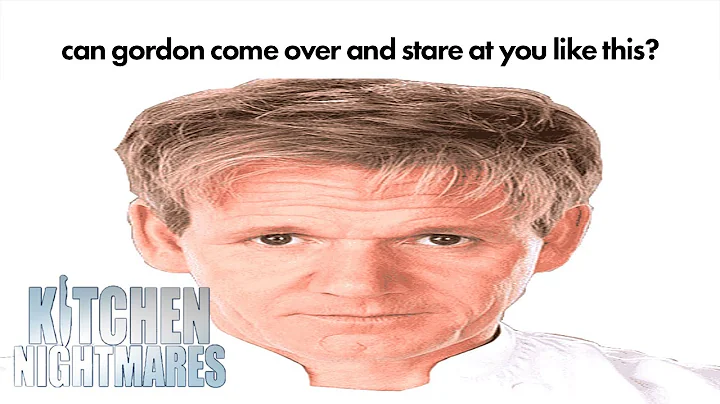 can gordon come over and stare at you like this? | Kitchen Nightmares | Gordon Ramsay - DayDayNews