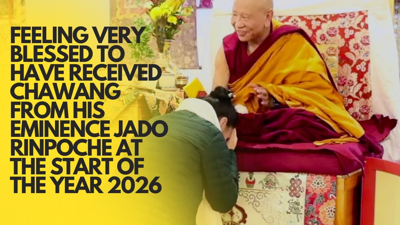 Jado Rinpoche’s blessing to the Tibetan community of Minnesota after the 21 Tara empowerment  1/8/26