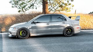 Installing Rays Wheels onto the Evo IX!