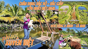 Chân dung Bác Hồ - Bác Giáp to nhất Thế Giới -  ở kdl Hoa Rừng U Minh tại Cà Mau Việt Nam