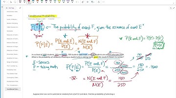 Statistics 1: 5.4 Conditional Probability