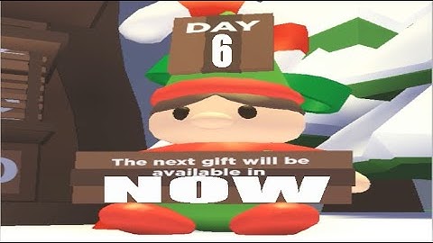 Day #6 Prize Advent Calendar In Adopt Me on Roblox