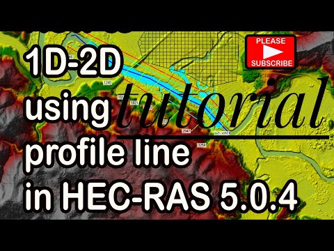 hec ras 1d 2d using profile lines | 5.0.4