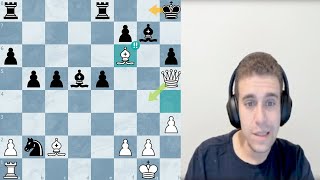 GM Daniel Naroditsky finds Beatufiul Checkmate Pattern in Blitz