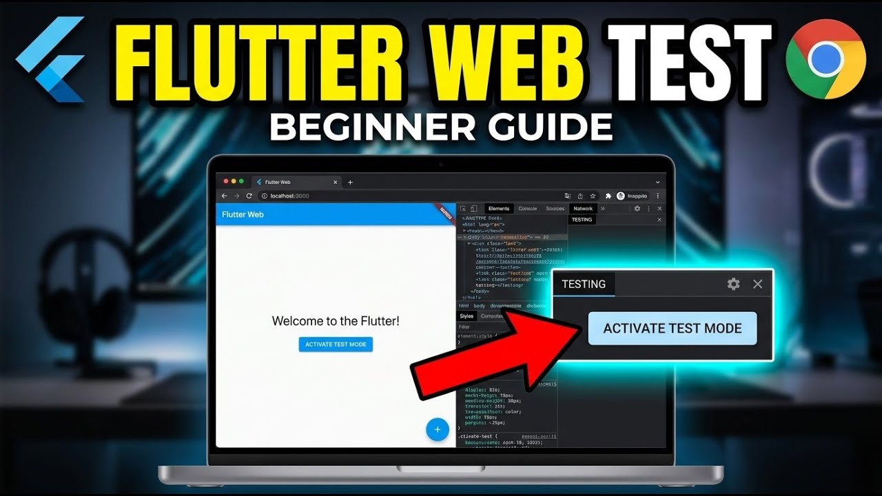 How to activate Flutter Web testing with Chrome DevTools - Beginner ...