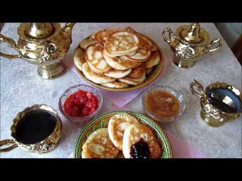 Видео рецепт Оладушки с творогом