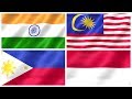 FLAGS OF ASIA National Flags Of Asian Countries For Kids Kindergarten Toddlers FLAGS OF ASIA National Flags Of Asian Countries For Kids Kindergarten Toddlers