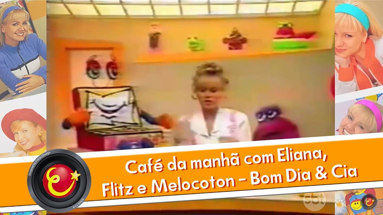 Eliana toma café da manhã com Flitz e Melocoton no Eliana toma café da manhã com Flitz e Melocoton no