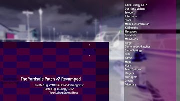 MW2/PC "The Yardsale Patch v7 Revamped Mod Menu" +Download!
