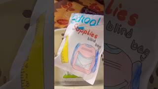 school supplies blind bag #storts #asmr #blindbag #youtubestudio