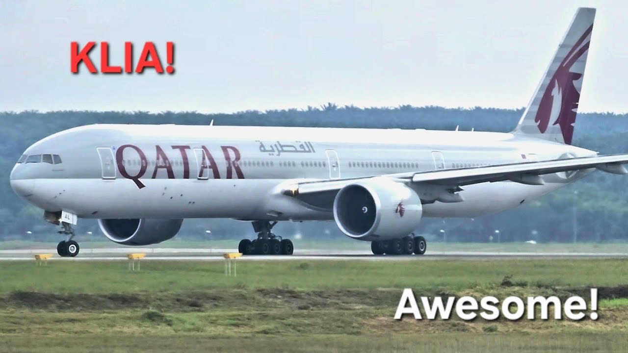 2025.12.23 POWERFULL Takeoff KUALA LUMPUR Int'l Airport (KUL/WMKK) KLIA Plane Spotting 