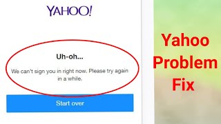Yahoo Fix Uh-oh We can