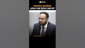 Pranav Sharma | UPSC CSE 2024 | AIR 107 #upsc #shorts