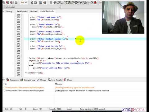 C programming part 5 {making a small project}