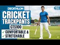 DECATHLON Men Cricket Trackpants Comfortable & Stretchable CTS100 - White