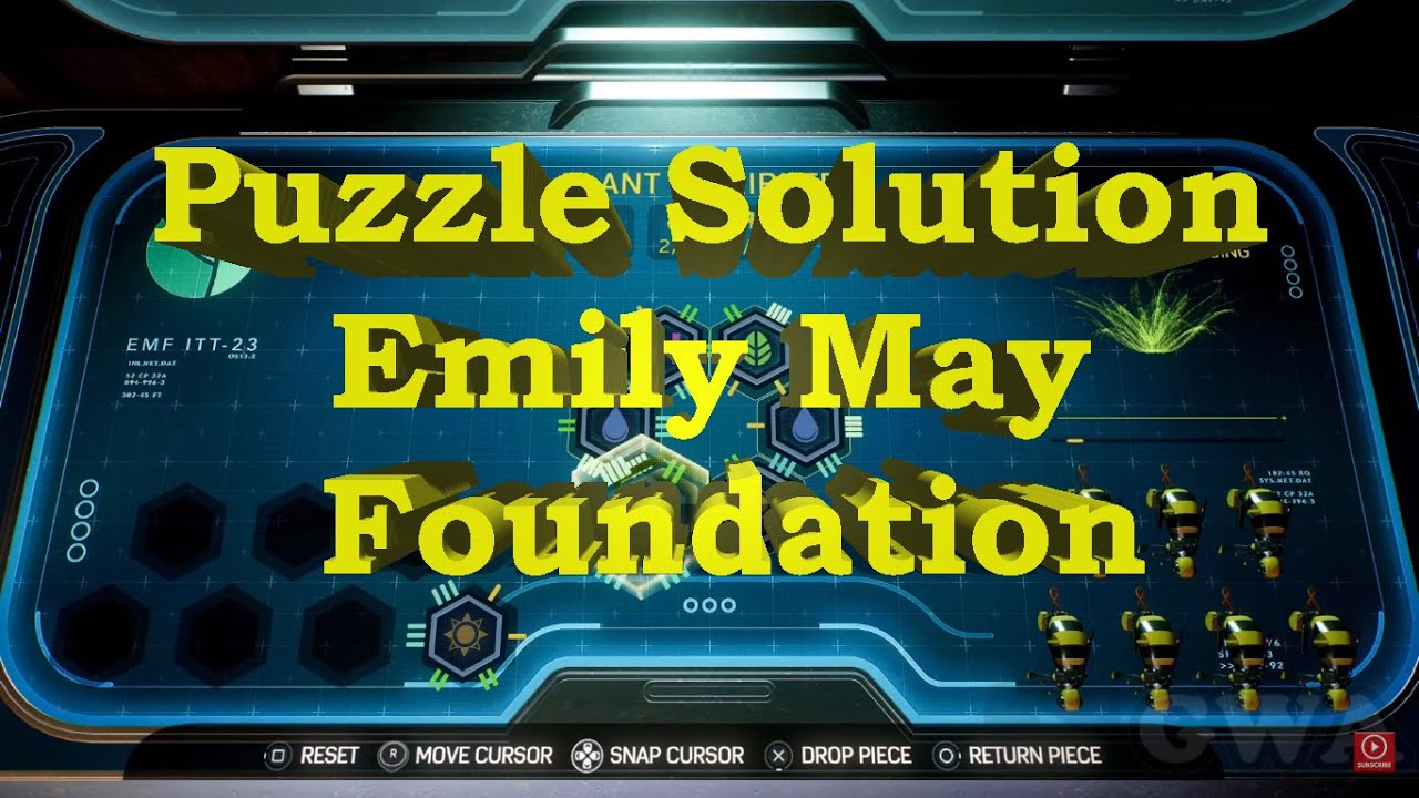 Puzzle Solution Emily May Foundation Plant Attributes Final EMF Experiment Marvel's SpiderMan