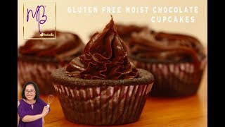 Gluten free chocolate moist cupcake