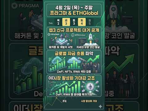 3월 30일~4월 4일 이더리움 핵심 업데이트 및 美 알트코인 규제 심사