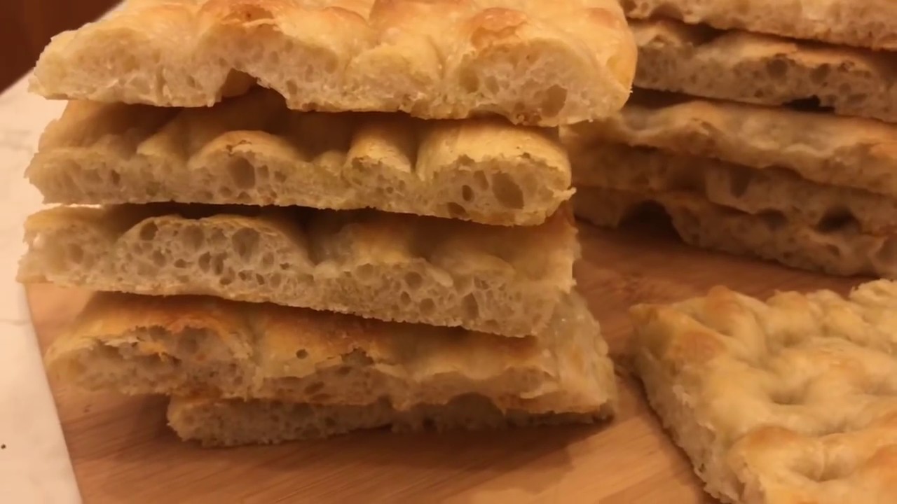 FOCACCIA GENOVESE CON LICOLI(impasto a mano)